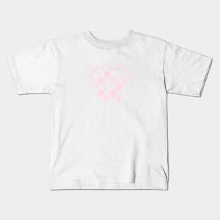 Keep on smiling! Aesthetic self love affirmations! Pink aesthetic art! Pastel pink aesthetic! Kids T-Shirt